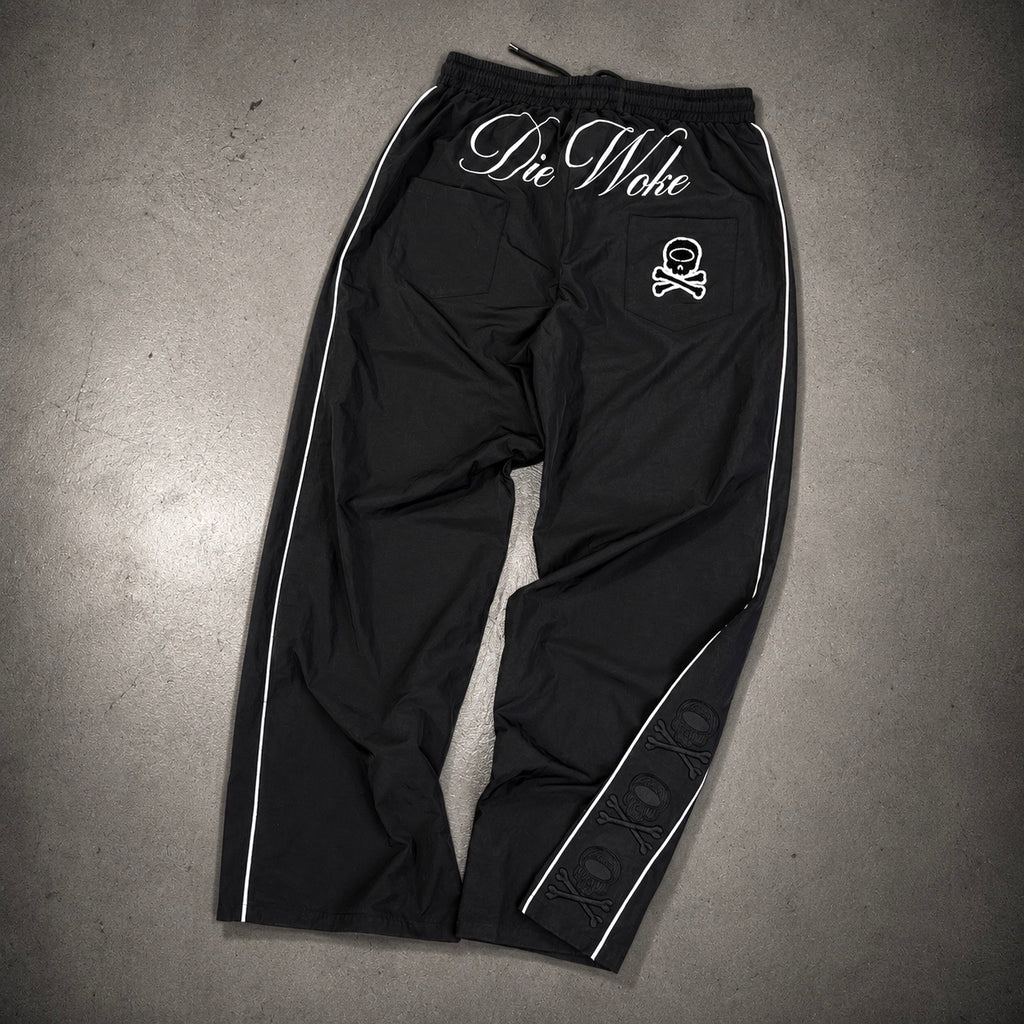 "DIE WOKE" TRACKPANTS(ONLY 100 MADE)
