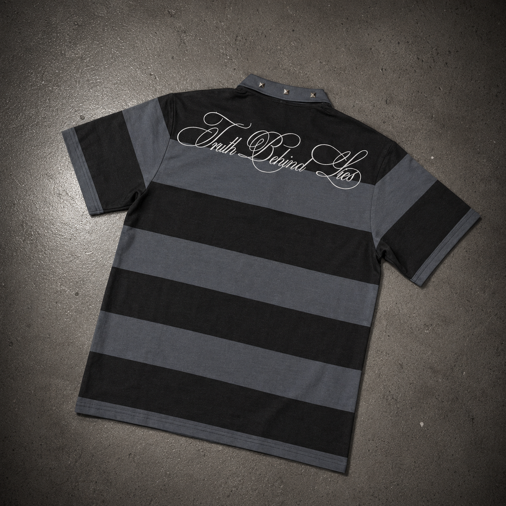 BLACK "TBL" POLO